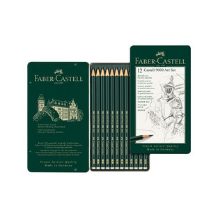 FABER CASTELL ΣΕΤ ΜΟΛΥΒΙΑ ΣΧΕΔΙΟΥ 9000 12 τεμ 2H ΕΩΣ 8B 119065
