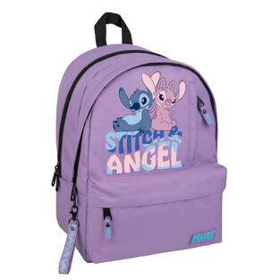 MUST TEAM ΣΧΟΛΙΚΗ ΤΣΑΝΤΑ ΣΑΚΙΔΙΟ ΠΛΑΤΗΣ 2 ΘΗΚΕΣ LILO AND STITCH ΜΩΒ 565680