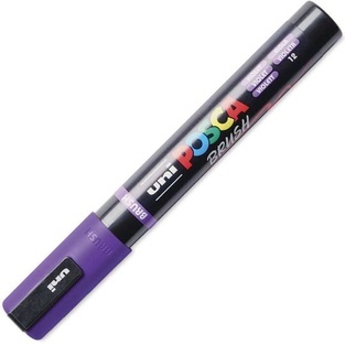 POSCA ΜΑΡΚΑΔΟΡΟΣ PC5BR BRUSH ΜΩΒ (VIOLET)