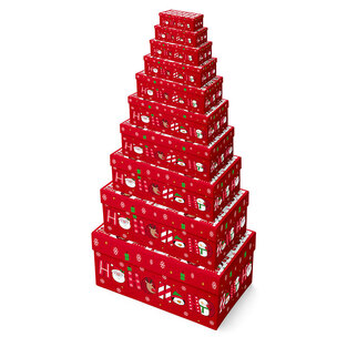 CLAIREFONTAINE ΚΟΥΤΙ ΔΩΡΟΥ ΧΑΡΤΙΝΟ ΧΡΙΣΤΟΥΓΕΝΝΙΑΤΙΚΟ HOHOHO 20,5x14x8,5cm 34X34472BXC