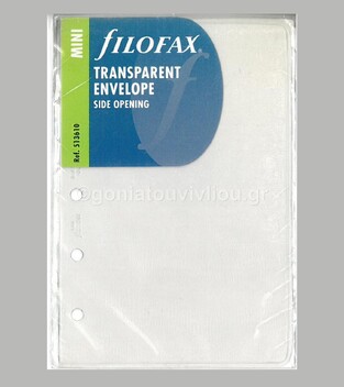 FILOFAX MINI ΔΙΑΦΑΝΗΣ ΠΛΑΣΤΙΚΕΣ ΘΗΚΕΣ