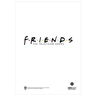 SALKO ΤΕΤΡΑΔΙΟ ΚΑΡΦΙΤΣΑ 17x25cm 40φ FRIENDS ΑΣΠΡΟ ΕΞΩΦΥΛΛΟ 7125