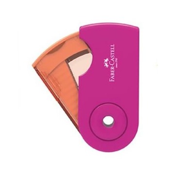 FABER CASTELL ΞΥΣΤΡΑ SLEEVE SINGLE HOLE BOX ΦΟΥΞΙΑ 182714