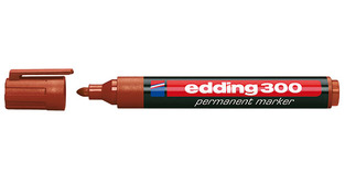 EDDING 300 ΜΑΡΚΑΔΟΡΟΣ ΑΝΕΞΙΤΗΛΟΣ ΣΤΡΟΓΓΥΛΗ ΜΥΤΗ ΚΑΦΕ No7