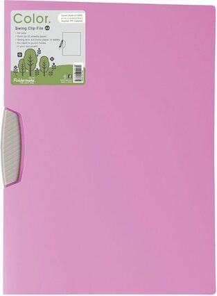 FOLDERMATE SWING ΔΙΦΥΛΛΟ ΝΤΟΣΙΕ ΜΕ ΠΙΑΣΤΡΑ ΣΤΟ ΠΛΑΙ A4 (21x29,7cm) ΜΩΒ 62645