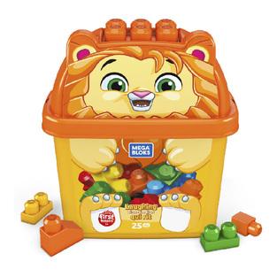 MATTEL MEGA BLOKS ΚΟΥΒΑΔΑΚΙ ΜΕ ΤΟΥΒΛΑΚΙΑ ΛΙΟΝΤΑΡΑΚΙ 86100691