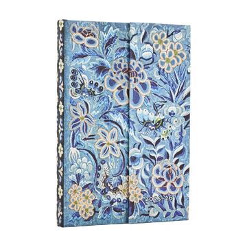 2025 2026 ΗΜΕΡΟΛΟΓΙΟ ΕΒΔΟΜΑΔΙΑΙΟ PAPERBLANKS 18ΜΗΝΟ MINI 9,5x14cm BLUE WILLOW DE07020