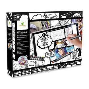 SYCOMORE ARTISSIMO TABLETTE LUMINEUSE XXL ET ATELIER MARQUEURS MANGA