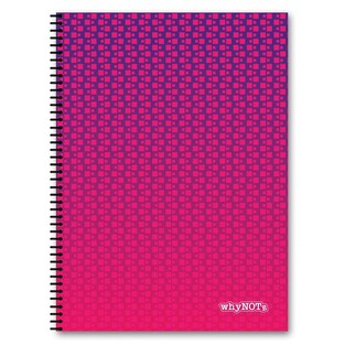 WHYNOTE ΤΕΤΡΑΔΙΟ ΣΠΙΡΑΛ Α4 (21x29,7cm) 4 ΘΕΜΑΤΩΝ 120φ PATTERN ΦΟΥΞΙΑ 810034