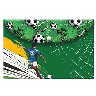 ΦΑΚΕΛΟΣ ΜΕ ΚΟΥΜΠΙ ΠΛΑΣΤΙΚΟΣ A4 (21x29,7cm) ΠΟΔΟΣΦΑΙΡΟ 587334