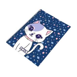 POLO ΤΕΤΡΑΔΙΟ ΣΠΙΡΑΛ A4 (21x29,7cm) 3 ΘΕΜΑΤΩΝ DESIGN SPACE CAT 90φ 919004