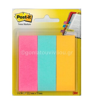 3M POST IT ΑΥΤΟΚΟΛΛΗΤΟΙ ΣΕΛΙΔΟΔΕΙΚΤΕΣ ΧΑΡΤΙΝΟΙ ΜΕΓΑΛΟΙ CAPETOWN PBO EU 671 3 ΧΡΩΜΑΤΑ ΦΩΣΦΟΡΙΖΕ ΚΟΡΑΛΙ ΓΑΛΑΖΙΟ ΠΟΡΤΟΚΑΛΙ 50φ ΣΤΟ ΧΡΩΜΑ