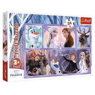 TREFL MAXI ΠΑΖΛ 24τεμ FROZEN A WORLD FULL OF MAGIC 14345
