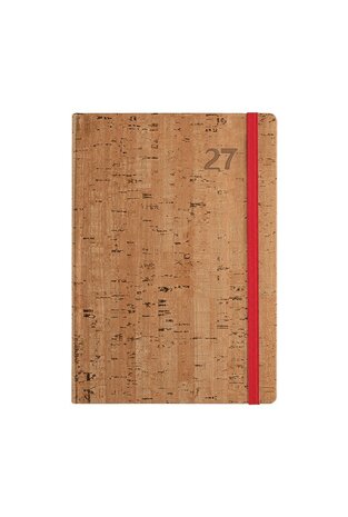 2027 ΗΜΕΡΟΛΟΓΙΟ ΗΜΕΡΗΣΙΟ 17x24cm ECO ΚΑΦΕ ΑΝΟΙΧΤΟ ΜΕ ΛΑΣΤΙΧΟ ΚΑΙ ΣΤΥΛΟΘΗΚΗ 72144 (ΛΙΝΑΡΔΑΤΟΣ)