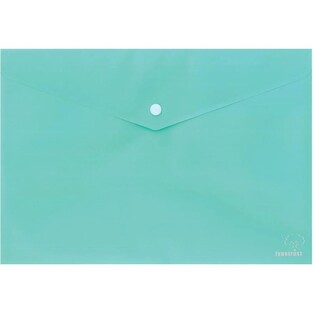 TYPOTRUST ΦΑΚΕΛΟΣ ΜΕ ΚΟΥΜΠΙ A4 (21x29,7cm) ΑΔΙΑΦΑΝΟΣ ΠΑΣΤΕΛ ΠΡΑΣΙΝΟΣ
