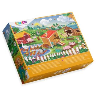 JUNIOR PUZZLE CREATORS ΠΑΖΛ 2x48τεμ ΠΕΡΙΠΕΤΕΙΑ ΣΤΗ ΦΑΡΜΑ (ΣΕΙΡΑ ΖΩΑΚΙΑ ΕΝ ΔΡΑΣΕΙ)