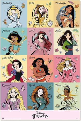 ΔΙΑΚΟΣΜΗΤΙΚΗ ΑΦΙΣΑ DISNEY PRINCESS 61x91,5cm GPE5773 (119)
