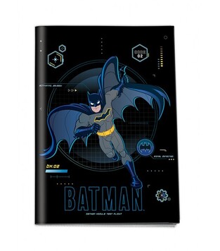 GRAFFITI ΤΕΤΡΑΔΙΟ ΚΑΡΦΙΤΣΑ 17x25cm 50φ BATMAN 22500