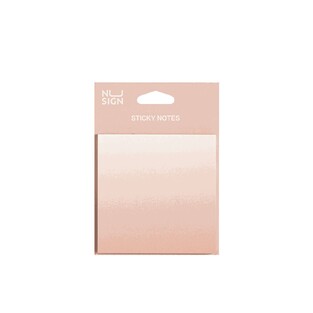 DELI NUSIGN ΑΥΤΟΚΟΛΛΗΤΑ ΧΑΡΤΑΚΙΑ ΣΗΜΕΙΩΣΕΩΝ 74x74cm 60φ ΡΟΖ OMBRE ENS357