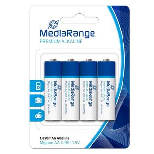 MEDIARANGE PREMIUM ALKALINE ΑΛΚΑΛΙΚΕΣ ΜΠΑΤΑΡΙΕΣ AA 1.5V 1850MAH (ΠΑΚΕΤΟ 4τεμ) MRBAT104