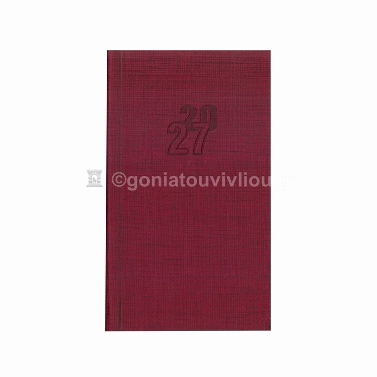 2027 ΗΜΕΡΟΛΟΓΙΟ ΗΜΕΡΗΣΙΟ ΥΠΟΚΙΤΡΙΝΟ 9x15cm BABOO ΜΠΟΡΝΤΩ 34 (ΠΛΑΝΟΓΡΑΜΜΑ)