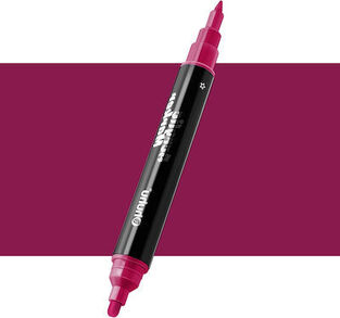 OHUHU ΑΚΡΥΛΙΚΟΣ ΜΑΡΚΑΔΟΡΟΣ ΜΕ ΔΙΠΛΗ ΜΥΤΗ NoR402 MAGENTA ΜΩΒ