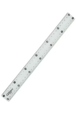 GROOVY ΧΑΡΑΚΑΣ ΠΛΑΣΤΙΚΟΣ 30cm ΔΙΑΦΑΝΟΣ 018015