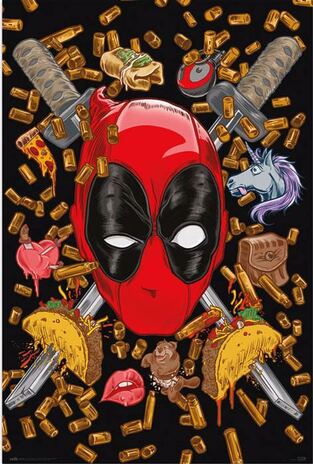 ΔΙΑΚΟΣΜΗΤΙΚΗ ΑΦΙΣΑ DEADPOOL MARVEL 61x91,5cm GPE5790 (98)
