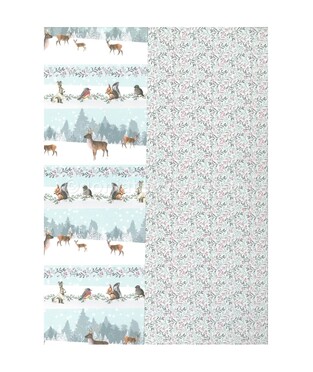 URSUS ΧΑΡΤΟΝΙ 50Χ70 ΧΡΙΣΤΟΥΓΕΝΝΙΑΤΙΚΟ WINTER DREAM ΤΟΠΙΟ ΜΕ ΤΑΡΑΝΔΟΥΣ 300GR 02