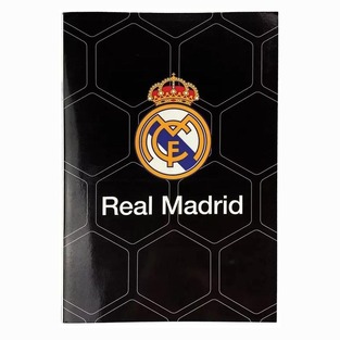 BACK ME UP ΤΕΤΡΑΔΙΟ ΚΑΡΦΙΤΣΑ 17x25cm 40φ REAL MADRID BLACK 381 00400