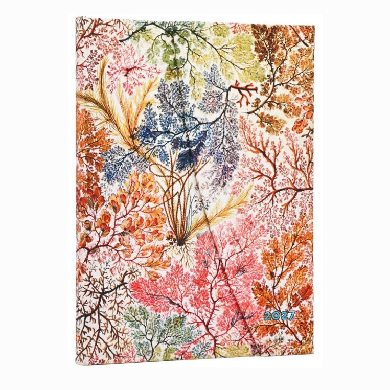 2027 ΗΜΕΡΟΛΟΓΙΟ ΕΒΔΟΜΑΔΙΑΙΟ PAPERBLANKS MIDI 13x18cm ANEMONE (ΣΚΛΗΡΟ ΕΞΩΦΥΛΛΟ ΜΕ ΜΑΓΝΗΤΗ) DE19405