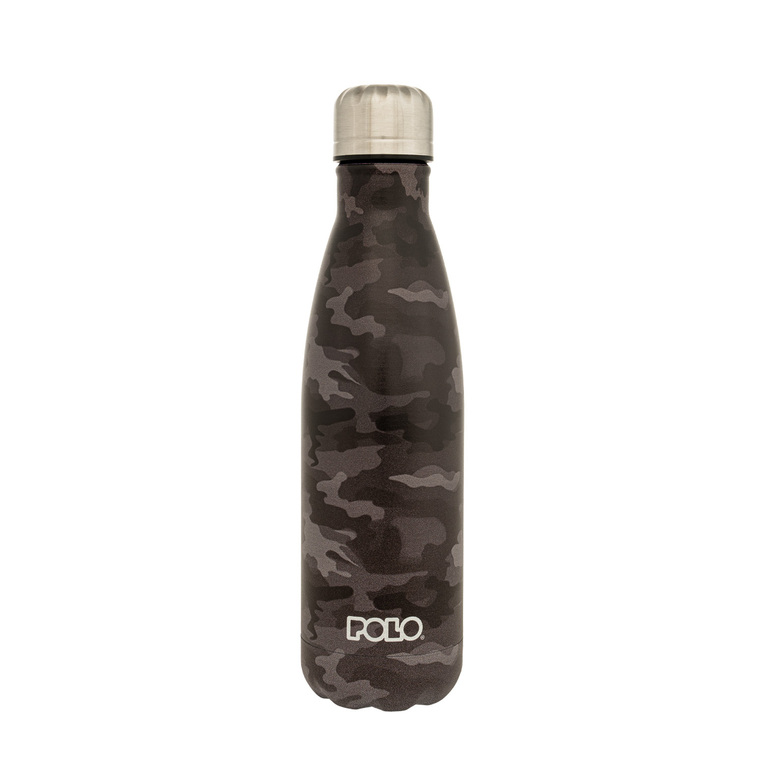 POLO ΠΑΓΟΥΡΙ ΜΠΟΥΚΑΛΙ ΘΕΡΜΟΣ STAINLESS STEEL 500ml GRADIENT 4 ΜΕ ΣΧΕΔΙΑ ΜΑΥΡΟ ΠΑΡΑΛΛΑΓΗ 949004 8417