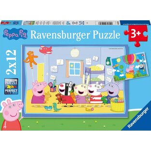 RAVENSBURGER ΠΑΖΛ 2X12τεμ ΠΕΠΠΑ ΤΟ ΓΟΥΡΟΥΝΑΚΙ 05574
