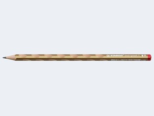 STABILO ΜΟΛΥΒΙ EASYGRAPH SLIM METALLIC ΓΙΑ ΔΕΞΙΟΧΕΙΡΑ ΧΡΥΣΟ HB