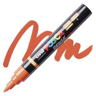 POSCA ΜΑΡΚΑΔΟΡΟΣ PC5BR BRUSH ΠΟΡΤΟΚΑΛΙ (ORANGE)