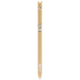 HAPPY COLOR ΣΤΥΛΟ ΠΟΥ ΣΒΗΝΕΙ GEL 0.5mm WARM KITTY ΚΙΤΡΙΝΟ 018940