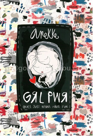 ANEKKE ΤΕΤΡΑΔΙΟ ΚΑΡΦΙΤΣΑ 17x25cm 38φ GIRL POWER