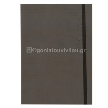 2025 ΗΜΕΡΟΛΟΓΙΟ ΕΒΔΟΜΑΔΙΑΙΟ ΥΠΟΚΙΤΡΙΝΟ 17x24cm FUNKY FLEXY ΚΑΦΕ ΜΕ ΛΑΣΤΙΧΟ 40 (ΠΛΑΝΟΓΡΑΜΜΑ)