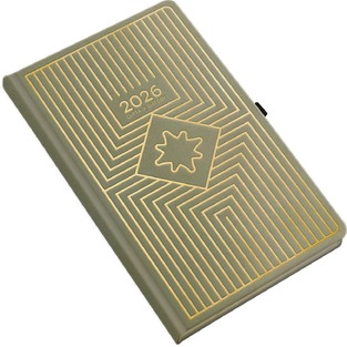 2026 ΗΜΕΡΟΛΟΓΙΟ ΗΜΕΡΗΣΙΟ 9x14cm GATSBY ΠΡΑΣΙΝΟ ΜΕ ΣΤΥΛΟΘΗΚΗ 626440983 (UNIPAP)