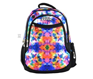 BACK ME UP NO FEAR ΣΧΟΛΙΚΗ ΤΣΑΝΤΑ ΣΑΚΙΔΙΟ ΠΛΑΤΗΣ COLOR TIE DYE 34821031
