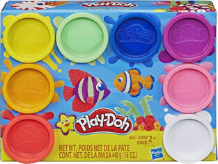 HASBRO PLAY DOH ΣΕΤ ΠΛΑΣΤΟΖΥΜΑΡΑΚΙΑ 8τεμ CASE COLORS ΨΑΡΑΚΙΑ E5044