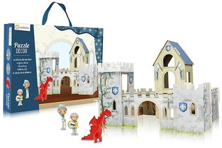 MANDARINE PUZZLE DECOR KNIGHTS CASTLE ΤΡΙΣΔΙΑΣΤΑΤΟ ΞΥΛΙΝΟ ΠΑΖΛ ΚΑΣΤΡΟ ΙΠΠΟΤΩΝ AM1503