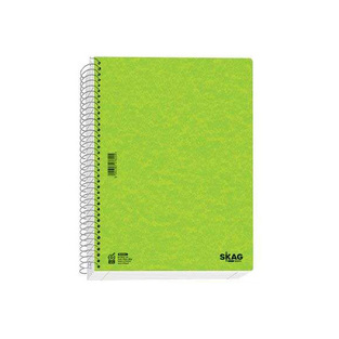 SKAG ΤΕΤΡΑΔΙΟ ΣΠΙΡΑΛ 17x25cm 4 ΘΕΜΑΤΩΝ 120φ ΠΡΕΣΠΑΝ PRESPAN STYLE ΠΕΡΦΟΡΕ ΜΕ ΤΡΥΠΕΣ ΛΑΧΑΝΙ 124836