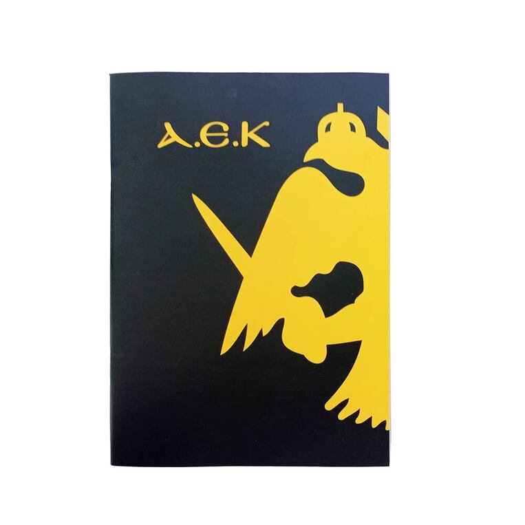 BACK ME UP ΤΕΤΡΑΔΙΟ ΚΑΡΦΙΤΣΑ 17x25cm 40φ ΑΕΚ OFFICIAL ΔΙΚΕΦΑΛΟΣ 38600400