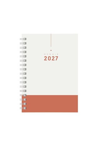 2027 ΗΜΕΡΟΛΟΓΙΟ ΜΗΝΙΑΙΟ ΠΛΑΝΟ ΣΠΙΡΑΛ 21x29cm ΜΠΕΖ ΚΑΦΕ 74039 (ΛΙΝΑΡΔΑΤΟΣ)