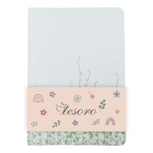 TESORO ΣΗΜΕΙΩΜΑΤΑΡΙΟ FLEXI DOTS 14x20cm 96φ ΜΕ ΓΡΑΜΜΕΣ ΜΠΕΖ ΜΕ ΛΟΥΛΟΥΔΙΑ 582407