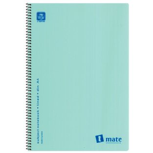 SPECIAL BY TYPOTRUST ΤΕΤΡΑΔΙΟ ΣΠΙΡΑΛ T MATE ΠΛΑΣΤΙΚΟ ΑΔΙΑΦΑΝΟ ΕΞΩΦΥΛΛΟ A4 (21x29,7cm) 3 ΘΕΜΑΤΩΝ 90φ ΒΕΡΑΜΑΝ