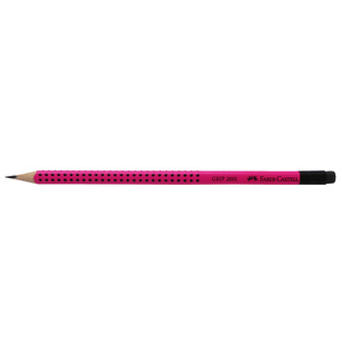 FABER CASTELL ΜΟΛΥΒΙ ΜΕ ΓΟΜΑ GRIP 2001 ΦΟΥΞΙΑ HB 277111