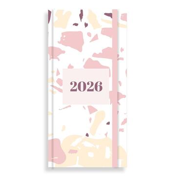 2026 ΗΜΕΡΟΛΟΓΙΟ ΕΒΔΟΜΑΔΙΑΙΟ ΑΤΖΕΝΤΑ 8x16cm VERSUS ΜΕ ΛΑΣΤΙΧΟ ΡΟΖ 587120 (TESORO)