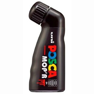 POSCA MOP R ΜΑΡΚΑΔΟΡΟΣ ΣΕ ΜΠΟΥΚΑΛΙ ΜΕ ΣΤΡΟΓΓΥΛΗ ΜΥΤΗ PCM22 ΜΑΥΡΟ